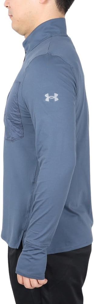 Buzo Under Armour Launch Trail ¼ zip- Azul gris