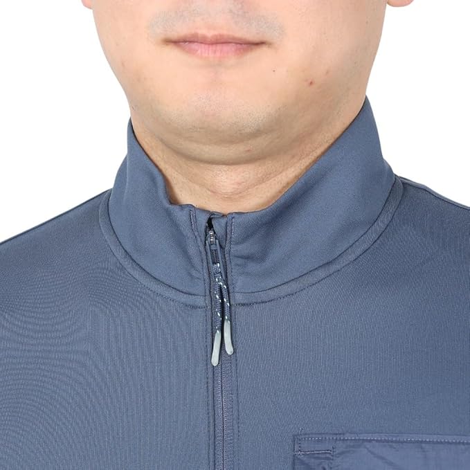 Buzo Under Armour Launch Trail ¼ zip- Azul gris