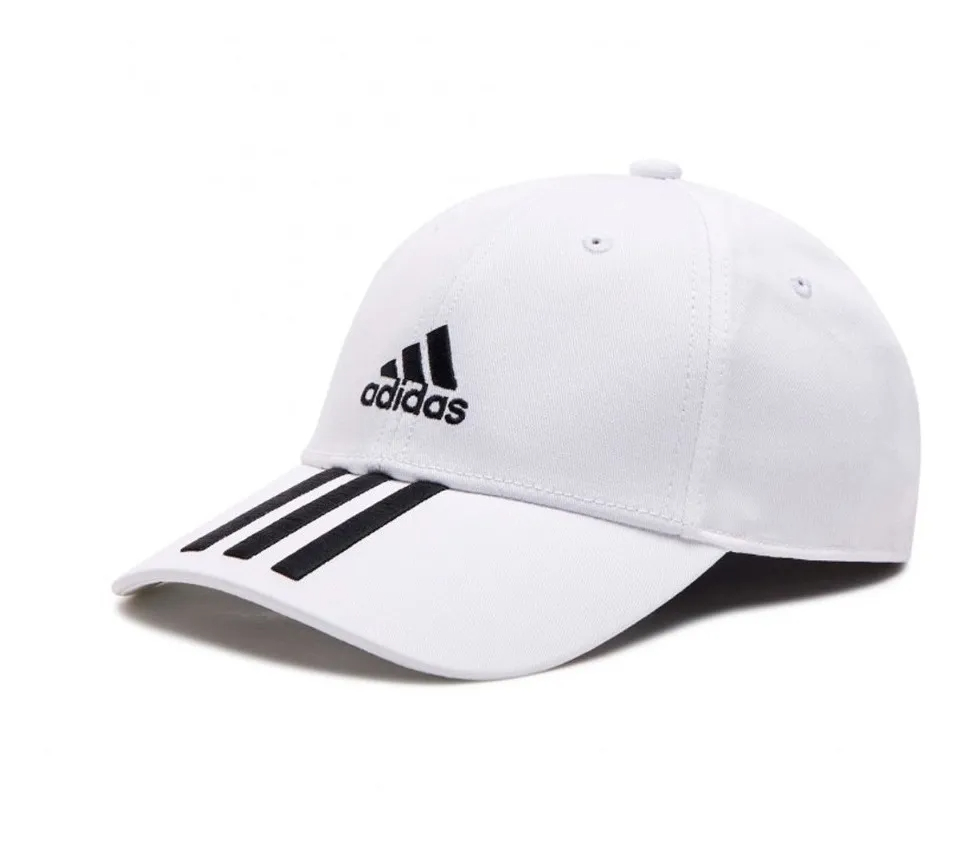 Gorro Adidas Béisbol 3 Rayas Blanco