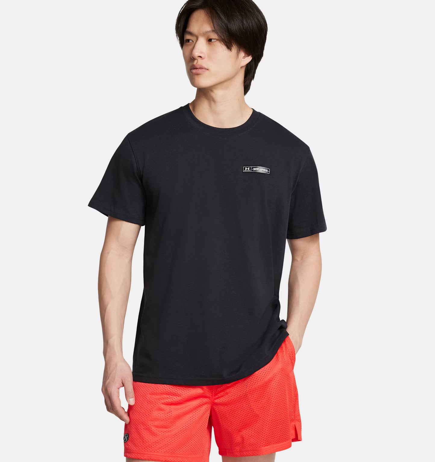 Camiseta Under Armour Heavyweight Armour Label – Negro