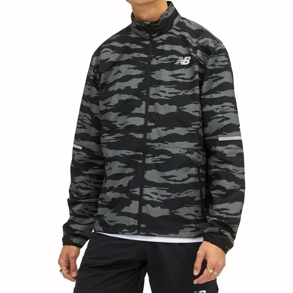 Campera Corta Vientos New Balance Reflective - Negro
