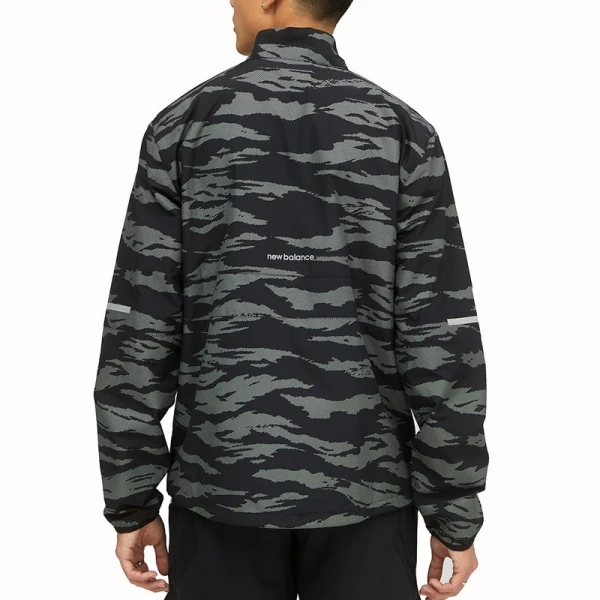 Campera Corta Vientos New Balance Reflective - Negro