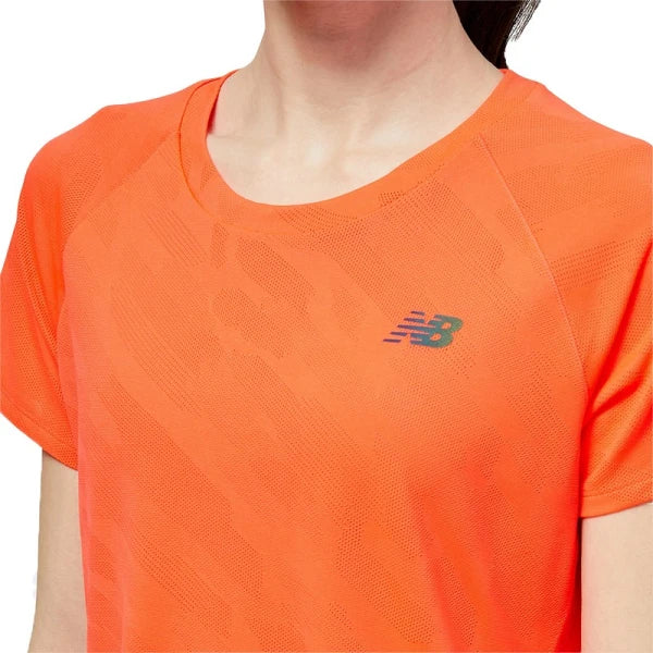 Remera New Balance Speed Jaquard - Rojo