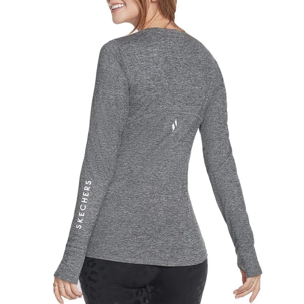 Remera Skechers Flow Long Sleeve - Azul