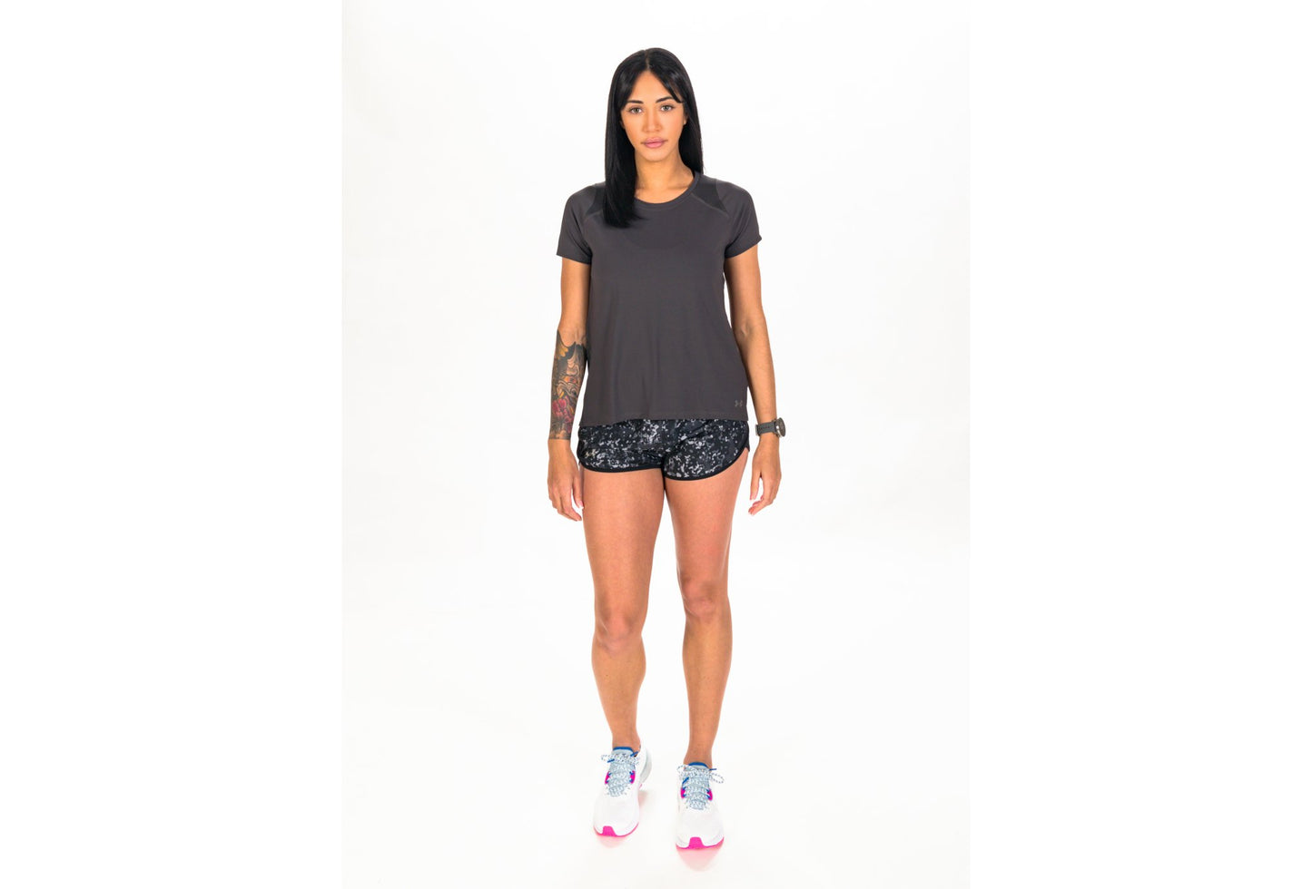 Remera Under Armour Qualifier Run-Gris