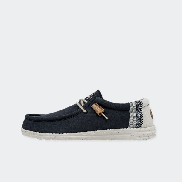 Zapatos Hey Dude Wally Linen - Azul