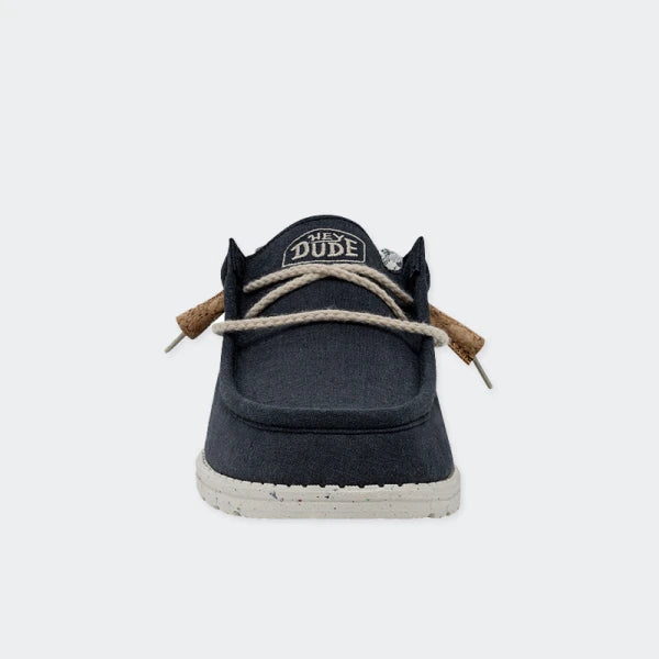 Zapatos Hey Dude Wally Linen - Azul