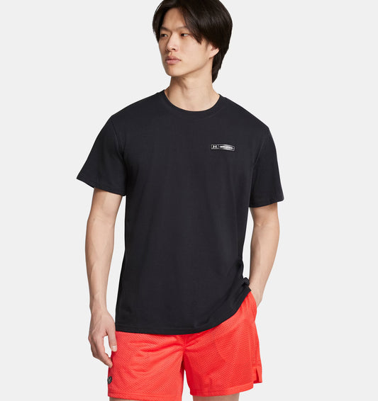 Camiseta Under Armour Heavyweight Armour Label – Negro