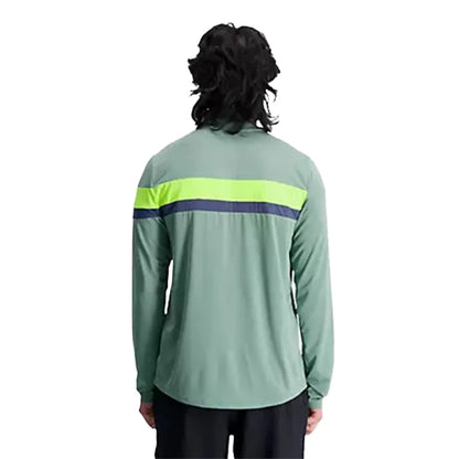 Buzo New Balance Accelerate Half Zip - Verde
