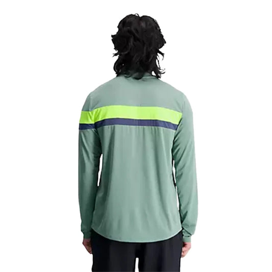 Buzo New Balance Accelerate Half Zip - Verde