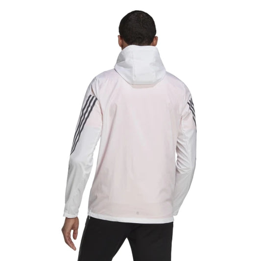 Campera Adidas Run Icons 3 Rayas - Blanco
