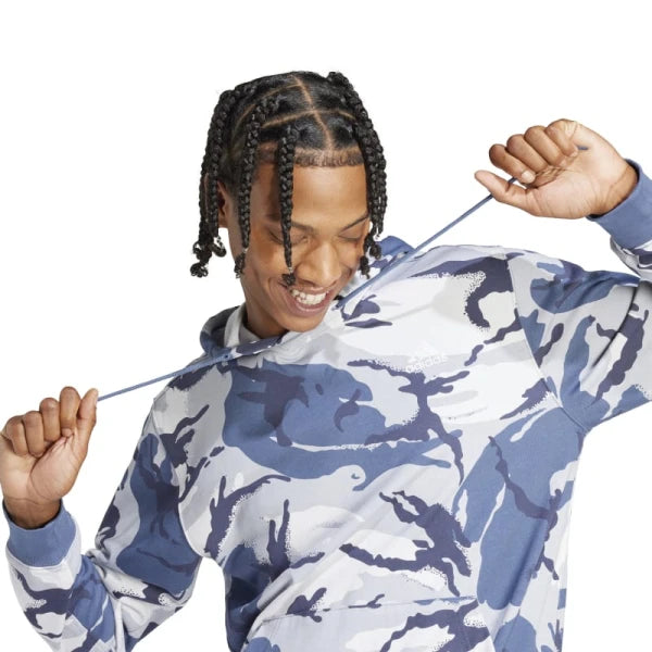 Canguro Adidas Seasonal Essentials Camuflaje - Azul