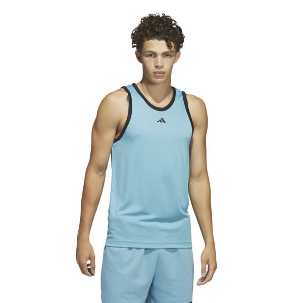 Musculosa Adidas Basket 3 Rayas - Azul