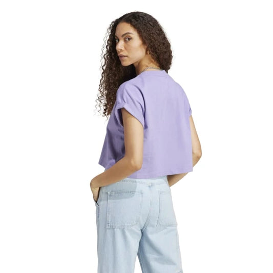 Remera Adidas Cropped - Violeta
