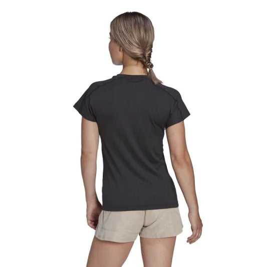 Remera Adidas Essential Train V-Neck - Negro