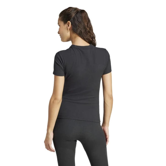 Remera Adidas Ribbed Fitted (Pre mamá) - Negro