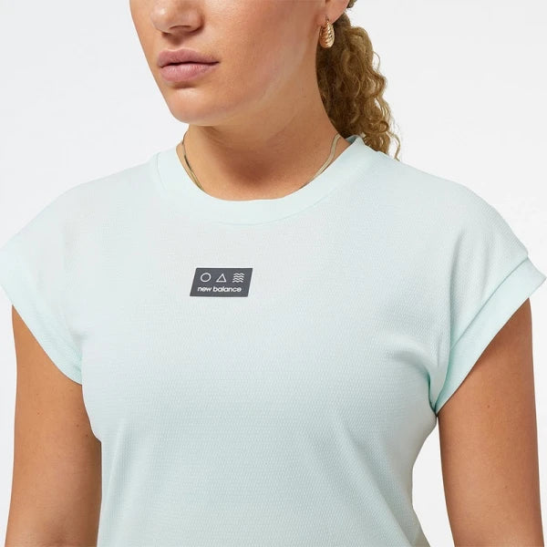 Remera New Balance Impact Sleeve - Verde