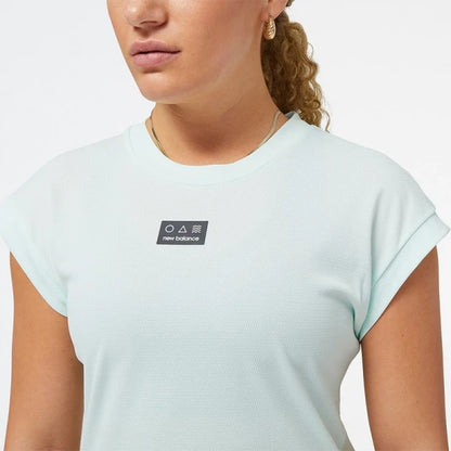Remera New Balance Impact Sleeve - Verde