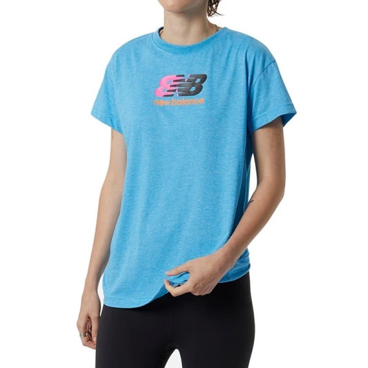 Remera New Balance Relentlees - Azul