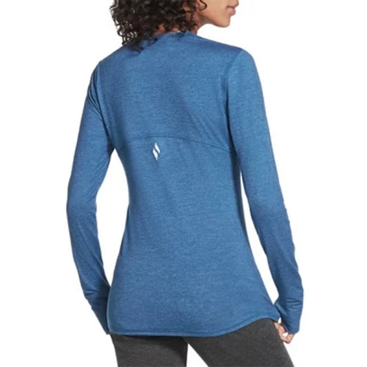 Remera Skechers Flow Long Sleeve - Azul