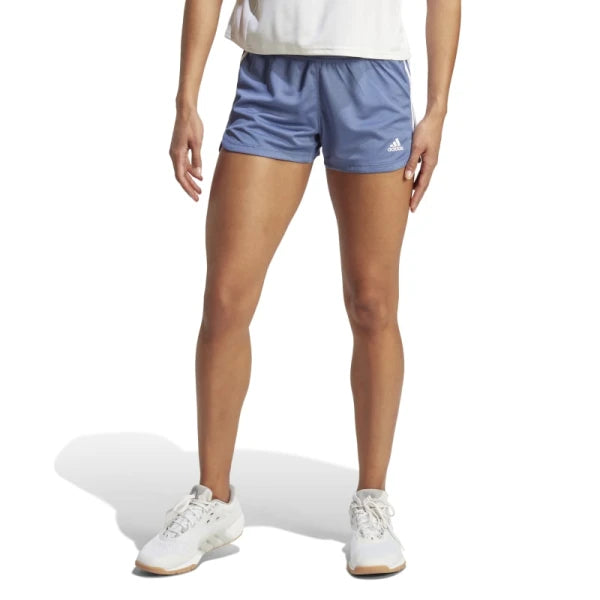 Short Adidas Pacer 3 Rayas - Azul