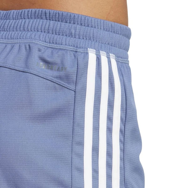 Short Adidas Pacer 3 Rayas - Azul