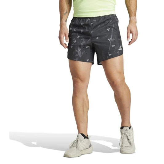 Short Adidas Run It Brand Love - Negro