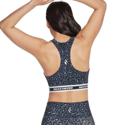 Top Skechers MidNight Leopard - Negro