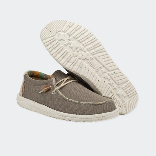 Zapatos Hey Dude Wally Eco Sox Slip-On - Gris