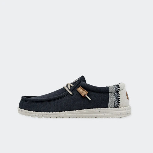 Zapatos Hey Dude Wally Linen - Azul